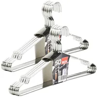 SOTech Kleiderbügel Design Edelstahl 450 x 193 mm Silber
