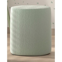 Vipack Polsterhocker »Moon«, in Rund, 41,5 cm hoch, Bezug trendiger Boucle Stoff in grün