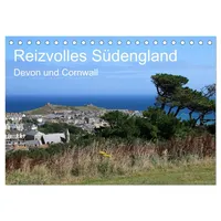 Calvendo Reizvolles Südengland Devon und Cornwall (Tischkalender 2026 DIN