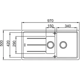 Franke Basis BFG 651 Cashmere