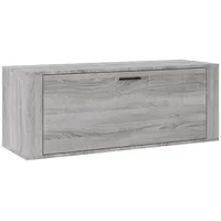VidaXL Wand-Schuhschrank Grau Sonoma 100x35x38 cm Holzwerkstoff