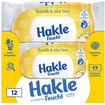 Hakle Feucht KAMILLE & ALOE VERA – 12x42 Blatt das Erfrischende Gefühl