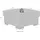 Home Affaire Stauraumhocker Tulio 80 x 45 x 80 cm Polyester Grau