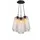 s.luce Velo Cluster 3-flg. 18 cm Rund/Glas Schwarz