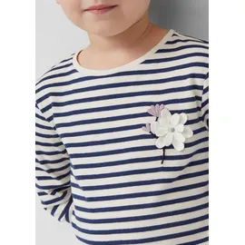s.Oliver Jersey-Shirt mit langen Ärmeln und Stickerei-Detail - 104/110