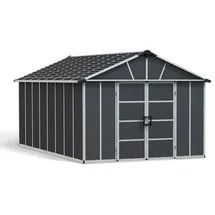 CANOPIA Palram Metall-Gerätehaus Yukon Anthrazit 17,2 m2