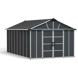 CANOPIA Palram Metall-Gerätehaus Yukon Anthrazit 17,2 m2
