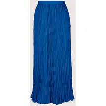 Madeleine Maxirock Damen Plisseerock Blau 34