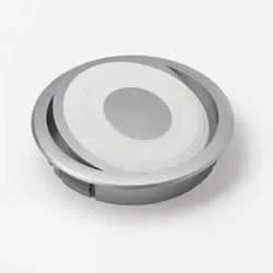 Möbel-LED Spot-Leuchten, schwenkbar, Swing, aluminiumoptik, neutralweiß