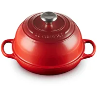 Le Creuset Signature Gusseisen Brot Bräter, 24cm, Kirschrot,