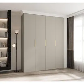 abiks möbel Drehtürenschrank COMO 200 x 245,5 x 40 cm Gold