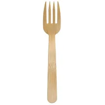 Papstar Fingerfood-Gabeln Bambus 12 cm 1000 St.