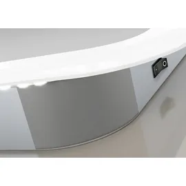DSK LED Lichtspiegel Silver Luna 40x45 cm