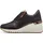 Marco Tozzi Damen Wedge Sneaker mit Lederanteil mit Keilabsatz, Braun (Mocca Comb), 40 EU