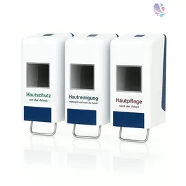 Blanc HYGIENIC Tri-Spender, Softflaschenspender (Vakuumflaschen) für alle gängigen Softflaschen, für 1.000 ml & 2.000 ml Softflaschen