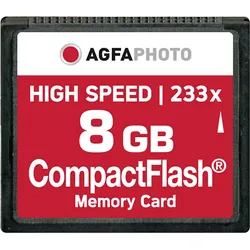 AgfaPhoto - Flash-Speicherkarte - 8 GB - 233x - CompactFlash