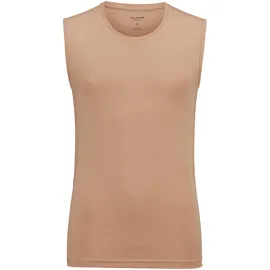 Olymp T-Shirt "Casual", Herren, Gr. XL, beige, Obermaterial: 94% Baumwolle, 6% Elasthan, unifarben, Basic, schmal, Rundhals, eingefasste Kante, Shirts T-Shirt, Rundhalsausschnitt, Ideal zum Unterziehen