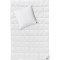 Fjödur Daunenbettdecke + Kopfkissen "Fleur", Das Set besteht aus 1, Kissen und 1, Bettdecke