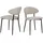 SIT Möbel 4-Fußstuhl Polyester beige 2er Set