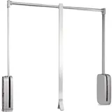 Emuca - Kleiderlift Für Garderoben Sling, 830 - 1150, Verchromt, Stahl Und Kunststoff
