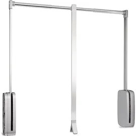 Emuca - Kleiderlift Für Garderoben Sling, 830 - 1150, Verchromt, Stahl Und Kunststoff