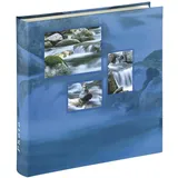 Hama Fotoalbum Singo 30x30 cm, Album mit 100 weißen Seiten, Photoalbum zum Einkleben und zum Selbstgestalten) blau