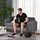 Homcom Hantel-Set Verstellbare Kurzhantel 25 kg Schwarz