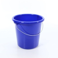 Teko-Plastic Kunststoffwerk Eimer - Plastik, rund, 10 Liter, blau