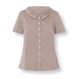 Heine Kurzarmbluse Beige 40