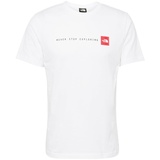 The North Face T-Shirt 'NEVER STOP EXPLORING' - Rot,Schwarz,Weiß - L