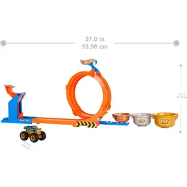 Mattel Hot Wheels Monster Trucks 2-in-1 Loop & Flip Challenge