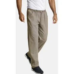Schlupfhose JAN VANDERSTORM "Schlupfjeans DAAN", Herren, Gr. 64, beige, Obermaterial: 100% Baumwolle CO., comfort fit lang, Hosen Schlupfhose