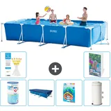 Rechteckiger Frame Pool - 450x220x84 Cm - 7-teilig  S126