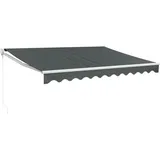 vidaXL Markise Einziehbar Anthrazit 3x2,5 m Stoff und Aluminium