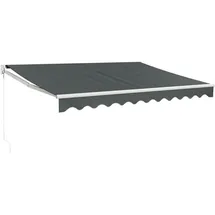 vidaXL Markise Einziehbar Anthrazit 3x2,5 m Stoff und Aluminium