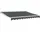 vidaXL Markise Einziehbar Anthrazit 3x2,5 m Stoff und Aluminium