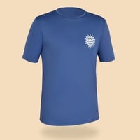 UV-Shirt kurzarm Kinder blau Sonne, blau, Gr. 164 - 14 Jahre