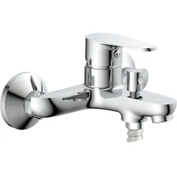 Badewannenarmatur CLAUDIO, Mischbatterie Badewanne, Wasserhahn Bad, Wannenarmatur in Chrom