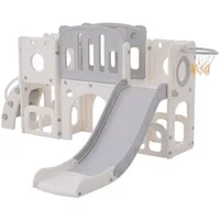 Okwish Bären Kinder Rutsche mit einer Rutsche, zwei Plattformen,