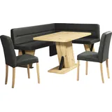 Home Affaire Eckbankgruppe »Laros Sitzgruppe, Eckbank, Stühle, Tisch«, (Set, 4tlg Set), perfekt für Küche, Esszimmer, Wohnzimmer, Bestseller,