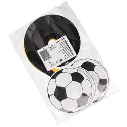 150 Rotor-Spiralen Papier Ø 14 cm · 55 cm `Fußball`
