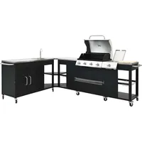 VidaXL G-Grill Kit 4+1 Hoek De Model