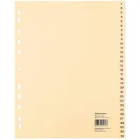 SOENNECKEN Register 1925 1-31 volle Höhe Tauenpapier chamois