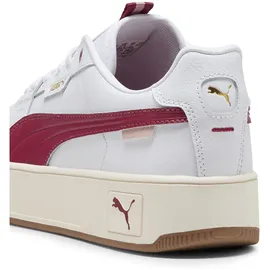 Puma Carina Street Damen Plateau-Sneaker Weiß/Gold 40