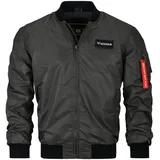 Bores Bomber Motorradjacke olive 4XL