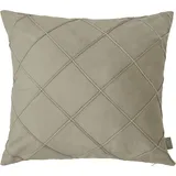 LeGer Home by Lena Gercke Kissenbezug Samt Ladina 50 x 50 cm Beige
