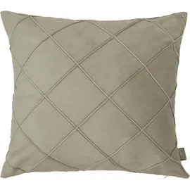 LeGer Home by Lena Gercke Kissenbezug Samt Ladina 50 x 50 cm Beige