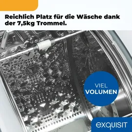 Exquisit LTO51207-030A Toplader (7.5 kg, 1200 U/min)