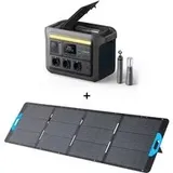 Anker SOLIX C800 Plus (768Wh | 1200W) - Tragbare Powerstation + PS200 - Solarpanel (200W)
