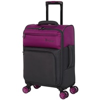 it luggage Duo-Tone Softside Handgepäck-Spinner mit 8 Rädern, 56 cm, Fuchsia-Rot/Magnet, 22", Handgepäck-Handgepäck, zweifarbig, 55,9 cm, 8 Rollen